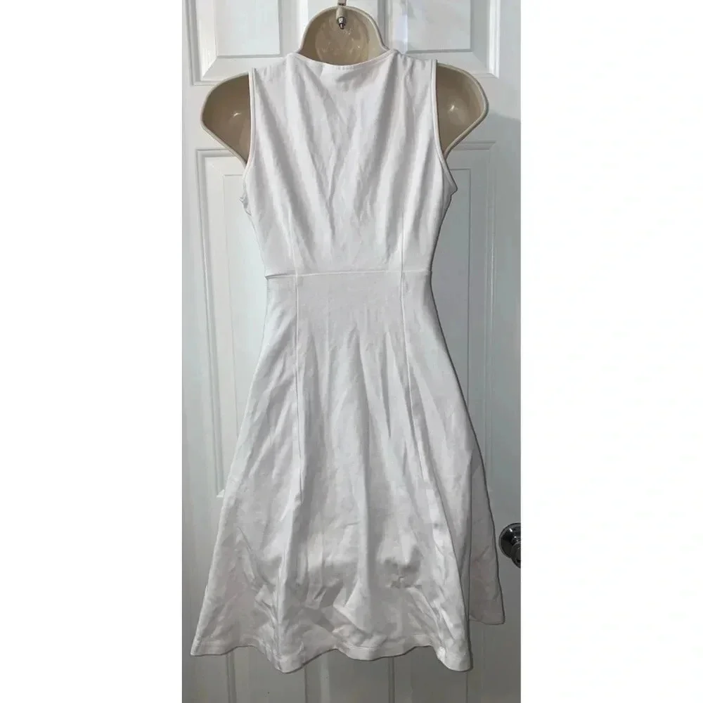 New York & Company White Tennis Skater Dress - Picture 5 of 5